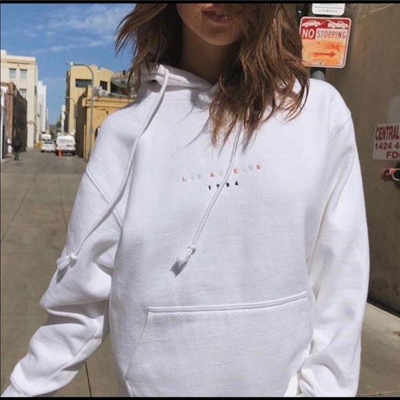Brandy Melville Tops - Brandy melville christy los angeles hoodie